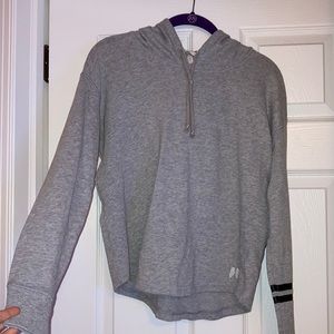 Victoria’s Secret thin grey hoodie with vsx and angel decal